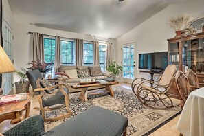 House (2 Bedrooms) | Interior - Riverfront Martindale House w/ 2 Covered Decks (Martindale)