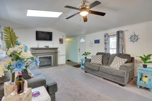 Houghton Lake Area Home w/ Fire Pit & Yard!