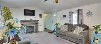 Houghton Lake Area Home w/ Fire Pit & Yard!