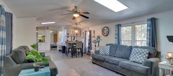 Houghton Lake Area Home w/ Fire Pit & Yard!