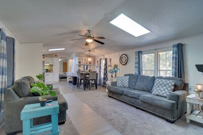 Houghton Lake Area Home w/ Fire Pit & Yard!