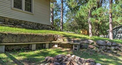 Lakefront Studio Cabin w/ Dock & Fire Pit!