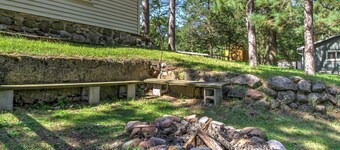Lakefront Studio Cabin w/ Dock & Fire Pit!