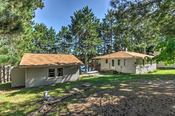 Exterior - Lakefront Studio Cabin w/ Dock & Fire Pit! (Westfield)