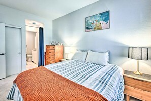 1 makuuhuone, silitysrauta/-lauta, vuodevaatteet