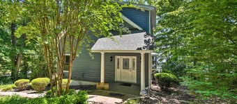 Bracey Home on Lake Gaston: Furnished 2-story Dock