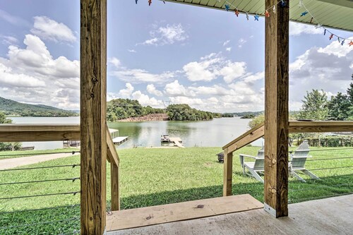 Cherokee Lake Home w/ Private Dock & Patio!