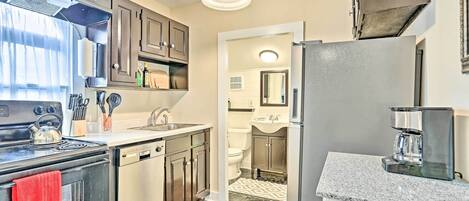 公寓 (2 Bedrooms) | 私人厨房 | 微波炉、烤箱、炉灶、洗碗机