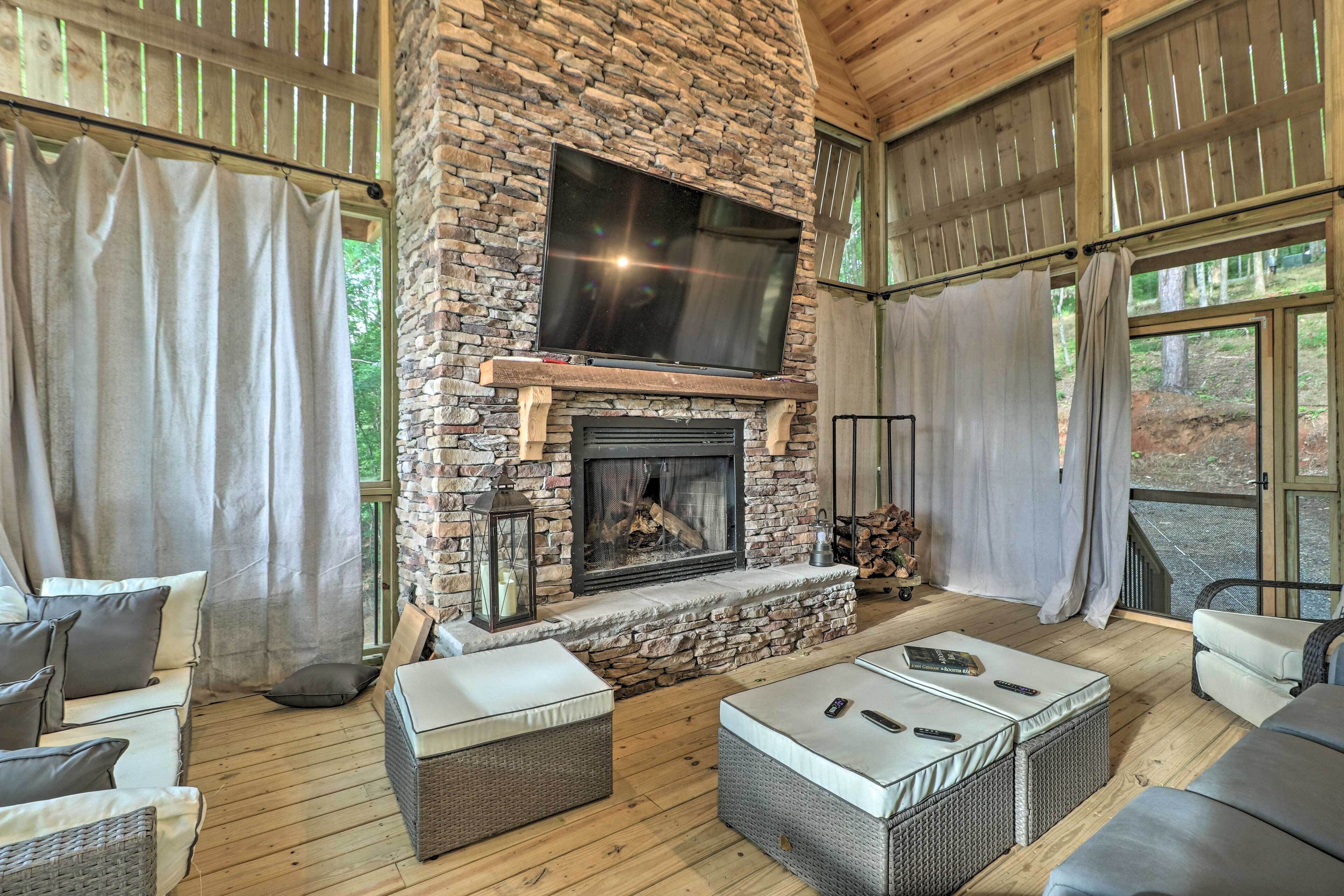 Rustic-chic Riverfront Home w/ Dock, Deck & Canoes