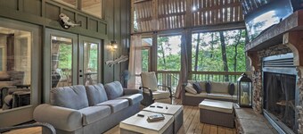 Rustic-chic Riverfront Home w/ Dock, Deck & Canoes