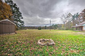 Interior - Remote 1901 Studio Cabin w/ Loft - Pets Allowed! (Allenwood)