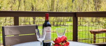 Furnished Deck & Nat'l Forest Views: Arnold Cabin