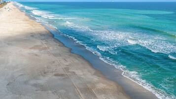 Aan het strand