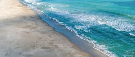 On the beach