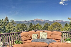House (4 Bedrooms) | Front of property - Large Ruidoso Home w/ Stunning Views & Hot Tub! (Ruidoso)