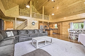House (3 Bedrooms) | Front of property - Lake View & Hot Tub: Wrightsville Cabin! (Wrightsville)