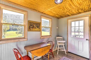 House (1 Bedroom) | Interior - Lovely Flat Rock Cabin From 1905 w/ Fireplace (Flat Rock)