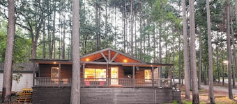 Lakefront Crockett Cabin w/ Boathouse & Kayaks!