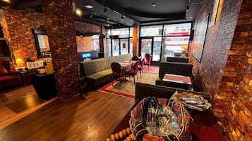 Sala de estar en el lobby