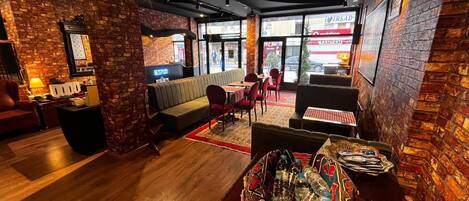 Sala de estar en el lobby