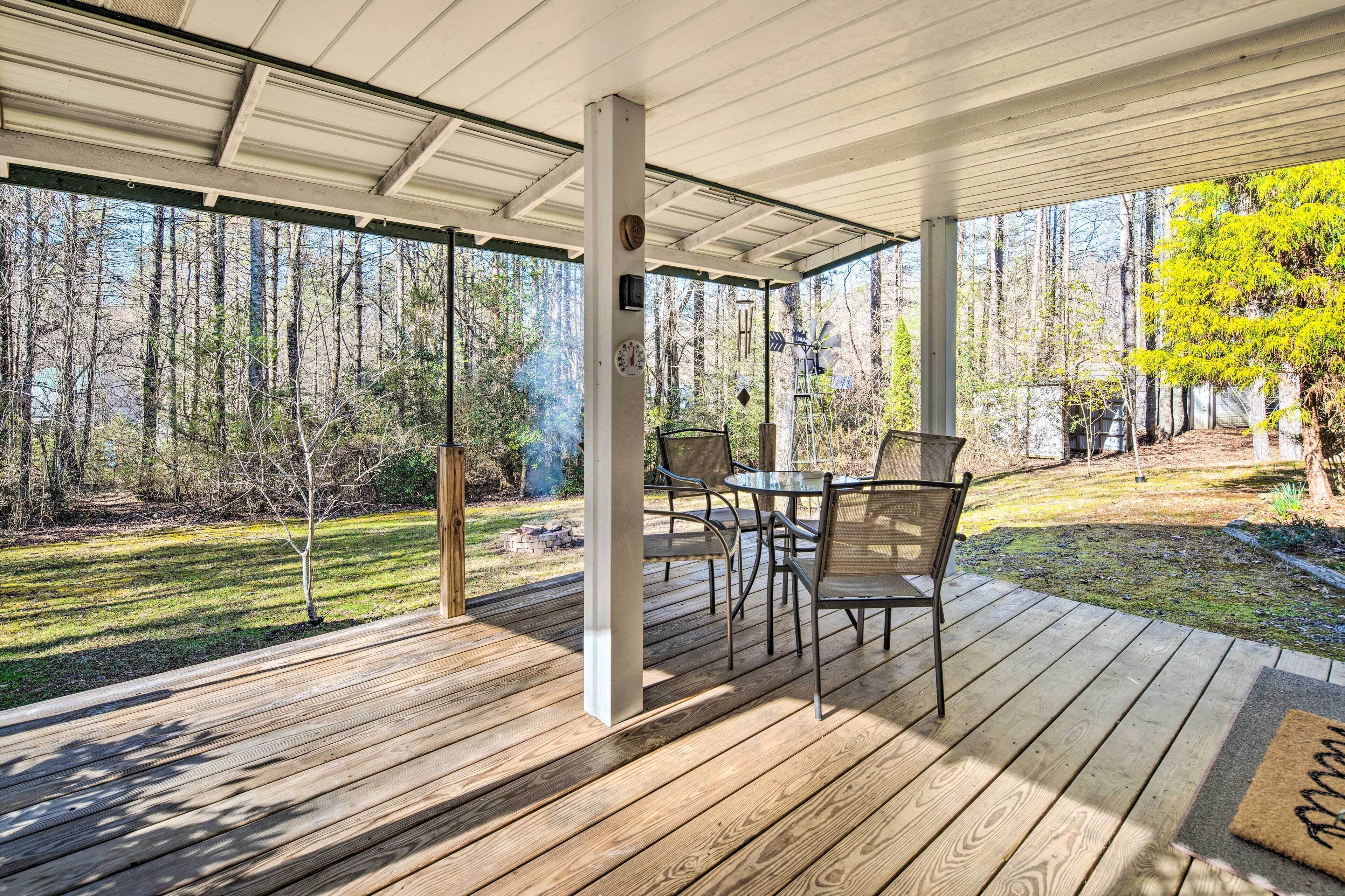 Penrose Home w/ Covered Deck + Fire Pit!