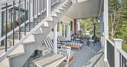 Dock, Game Room: Lakefront Villa in Saylorsburg!