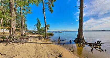 Bayfront Blounts Creek Home: Private Beach + Dock!
