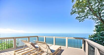 Modern Lake Michigan Home With 3 Lakefront Decks!