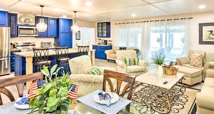 Bright Beaufort Home w/ Porch & Fire Pit!