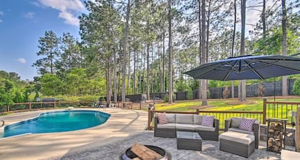 Peaceful Southern Pines Home w/ Pool + Yard!