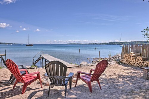 < 1 Mi to Dtwn! Lakefront 'manitou Cottage'