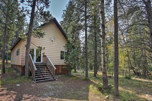 House (2 Bedrooms) | Front of property - Secluded Casper Mtn Cabin: Fire Pit, 12 Mi to Town (Casper)