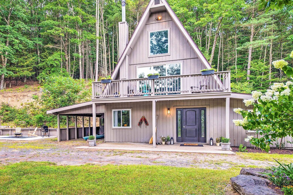 Cozy Northville Home w/ Dock, Lake Access & Views!