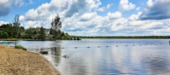 Walk to Wolf Run Lake: Cottage w/ Furnished Deck