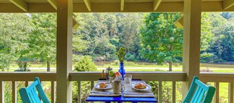 蘭辛河畔住宅，附有火坑和甲板