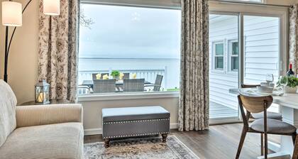 Waterfront Cottage w/ Private Beach + Deck!