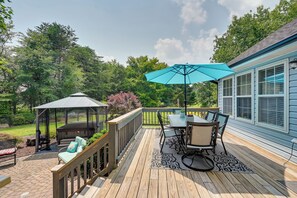 House (3 Bedrooms) | Outdoor dining - Family Home w/ Pool ~ 11 Mi to Greensboro (Browns Summit)