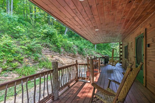 Bryson City Cabin w/ Wraparound Deck & Hot Tub