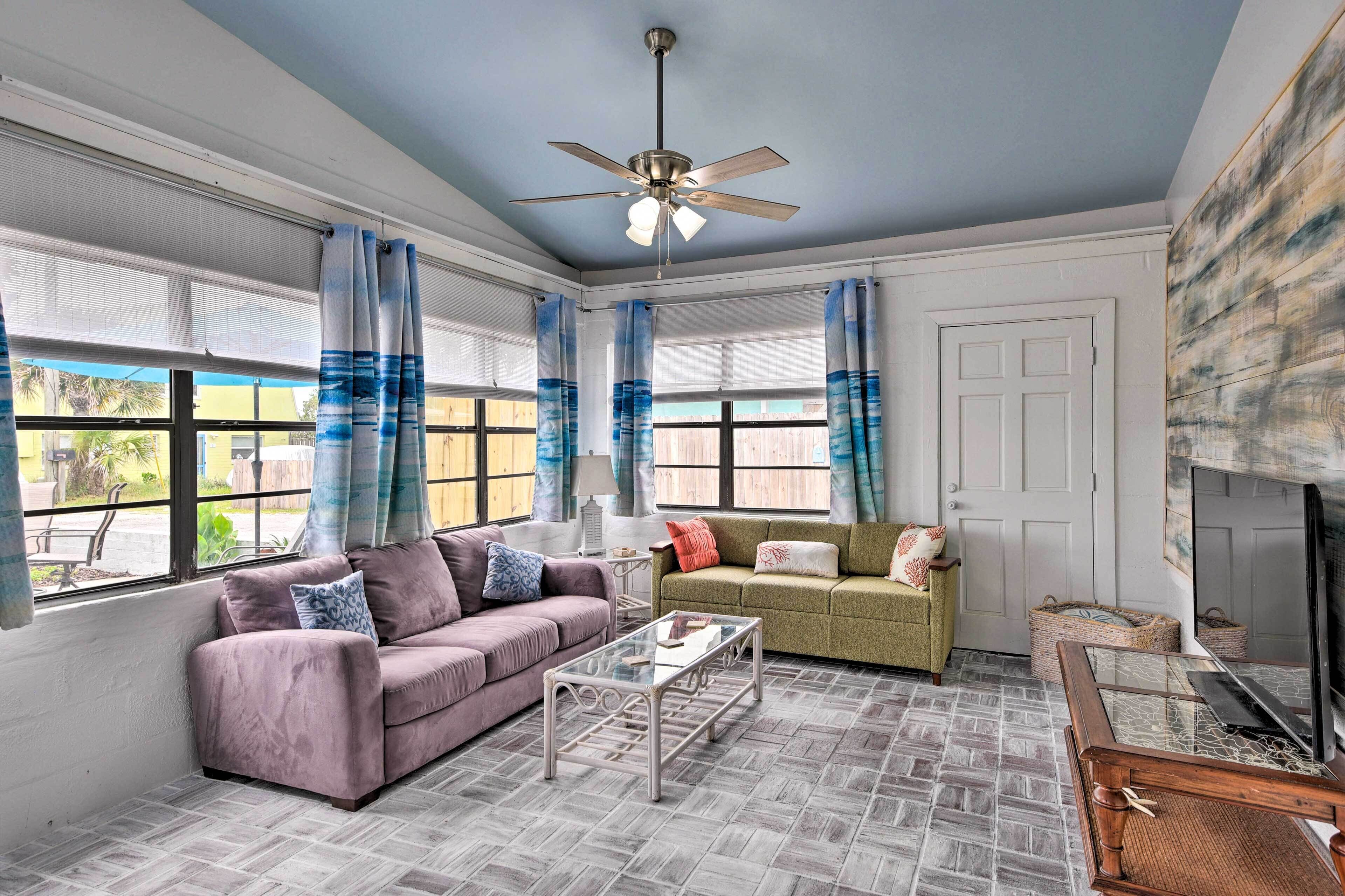 Beach House Retreat w/ Deck - Steps to Ocean!