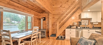 Pet-friendly Adirondack Cabin w/ On-site Lake