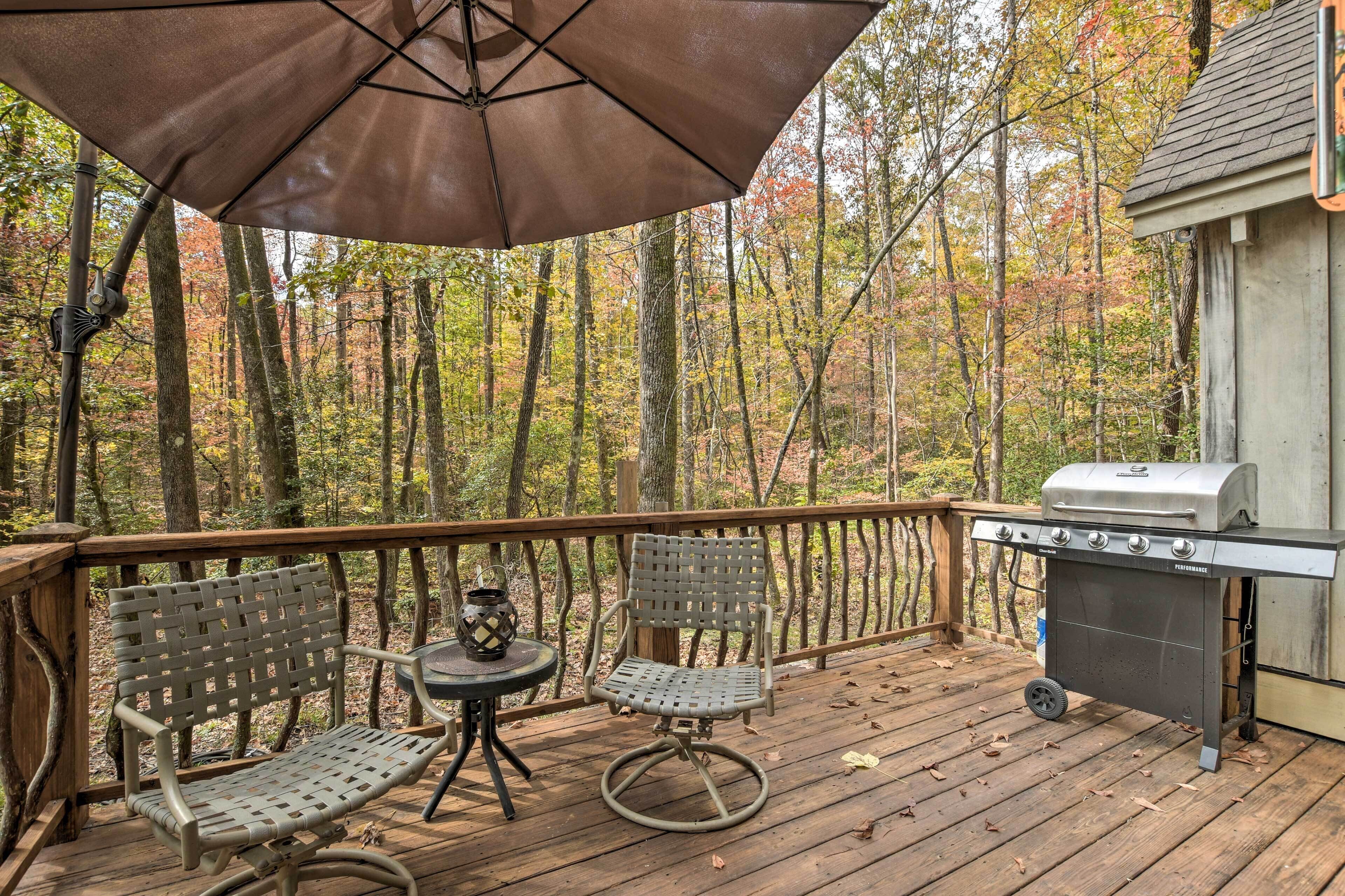 Restful Creekside Retreat by Table Rock State Park