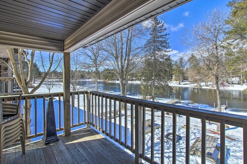 Riverfront Crivitz Condo w/ Fireplace & Views