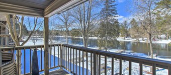 Riverfront Crivitz Condo w/ Fireplace & Views