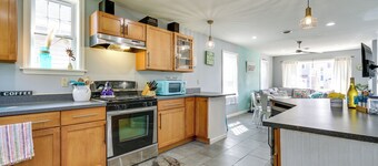 The 1818 Home w/ Porch & Grill - 1 Mi to Beach!