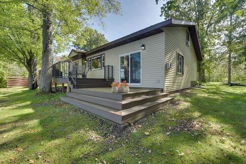'big Fish Bay Hideaway' - Rice Lake Home w/ Dock!