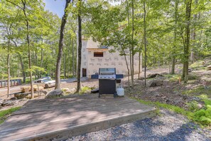 House (3 Bedrooms) | Interior - Screened Porch & Deck: Pet-friendly Poconos Escape (Hawley)