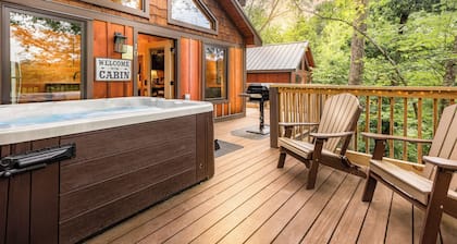 NEXT TO DOLLYWOOD! 1br Sleeps 4 Private Deck, Hot Tub, Gas Grill, Cozy, Comfy