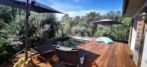 Terrace/patio - Villa L'alivi, Piscine Privée Chauffée, Prox Ville (Porto-Vecchio)
