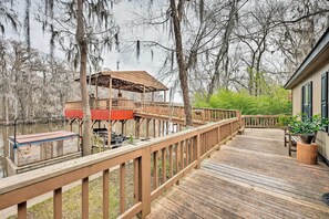 House (4 Bedrooms) | Interior - Waterfront Karnack Home w/ Boathouse & Deck! (Karnack)
