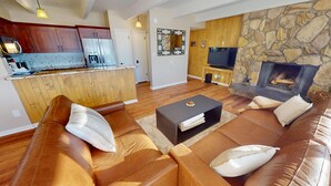 Smart TV, chimenea